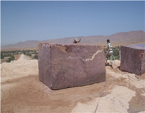 Red Agadir - Rouge Agadir Marble Blocks