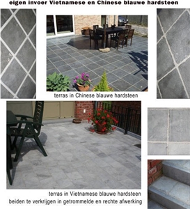Vietnamese and Chinese Blue Stone Pavers