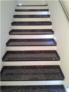 Beauty Black Granite Steps