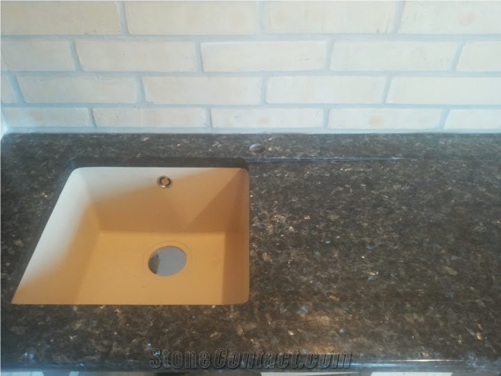 Black Labrador Granite Kitchen Countertops