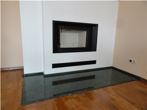 Forest Green Marble Fireplace Hearth