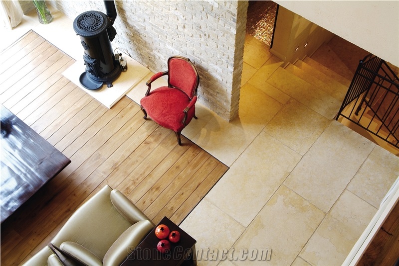 Halila Beige Limestone Floor Tiles