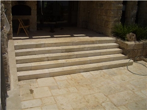 Jerusalem Royal Gold Limestone Steps