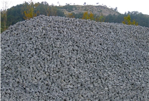 Cinza Alpendurada Granite Landscaping Stones, Cube Stone, Pavers