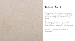 Delicato Coral Marble Tiles & Slabs, Beige Polished Marble Floor Tiles, Wall Tiles
