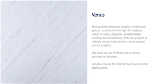 Venus Marble Tiles & Slabs, White Polished Marble Flooring Tiles, Walling Tiles