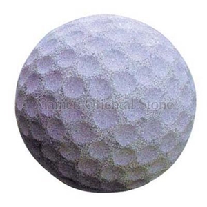 China Bally White Granite Garden Water Features, Exterior Landscaping Stones Rolling Sphere Fountains, Outdoor Sphere Fountain, Natural Surface Floating Ball Fountains