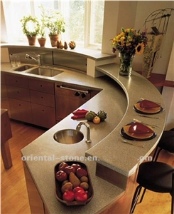 China Brown Granite, Stone Kitchen Custom Countertops, Kitchen Island Tops, Worktops, Kitchen Top Desk Tops, Bar Top