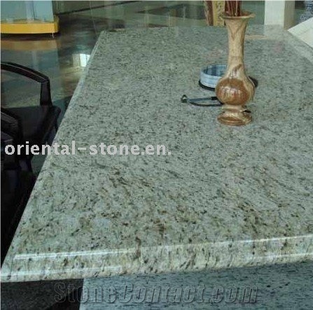 China Green Granite Counter Tops, Stone Kitchen Custom Countertops, Kitchen Island Tops, Worktops, Kitchen Top Desk Tops, Bar Top, Bench Tops