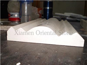 Natural Marble Moulding Border Decos, Stone Bullnose Ogee Moldings, Interior Stone Building Decoration Lines