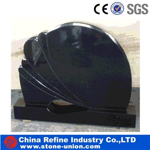 Black Granite Monument for Memorialize , Monumwnt Cut to Size as Your Demand