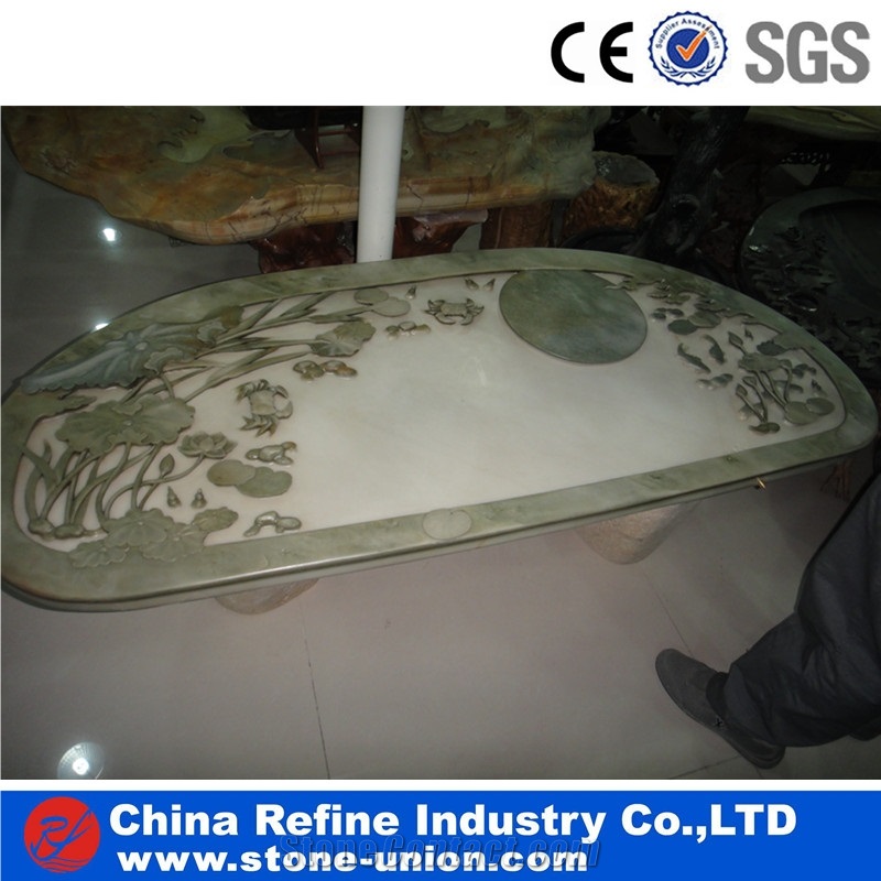 China Green Slate Tea Table, Classical Slate Sculpture Tea Table,Slate Classical Tea Table, Coffee Table,Grey Slate Tea Trays,Antique Table