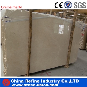 Crema Marfil Marble Tiles , Spain Beige Marble Slab , Beige Marble Flooring , Beige Marble Skirting , Floor Covering Tiles and Walling Tiles Panel