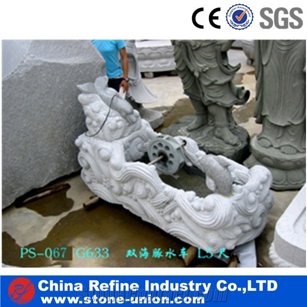 Famous Mermaid with Lotus and Carp Water Fountain,Human Sculptured Handcarved Exterior Fountains for Garden Decoration, Customized Foutains