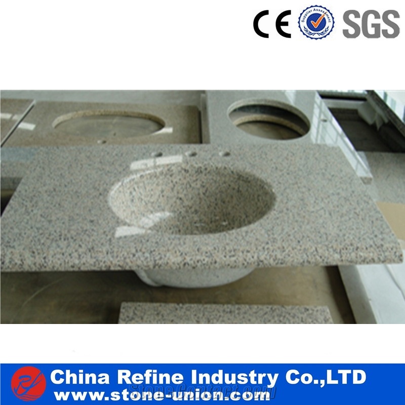 Good Quality Of Grey Granite Countertop for Sale , Cheap Kitchen Bar Top from China