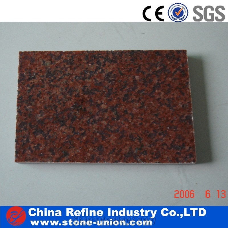 Jhansi Red Granite Tile Honed , Imperial Red Granite ,Indian Red Granite,Jhansi Red Granite Slabs & Tiles, India Red Granite Polished Tiles