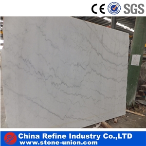 Landscape White Marble Slab&China White Marble&Guangxi White Marble Slab &Grey Vein Marble