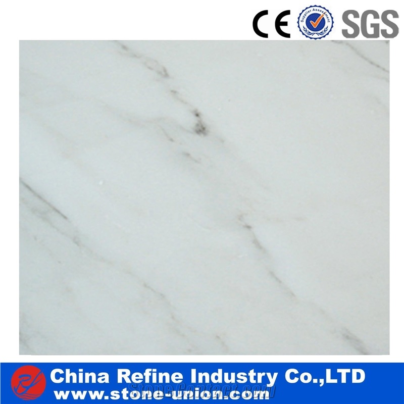 Natural White Marble Slabs & Tiles, China Grey Pattern White Marble