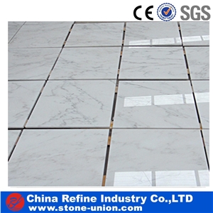Natural White Marble Slabs & Tiles, China Grey Pattern White Marble
