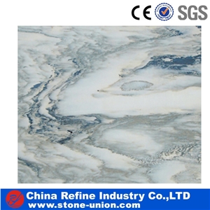 Popular China Landscape White Marble Slabs & Tiles, Decoration White Marble Landscape Flooring Tiles