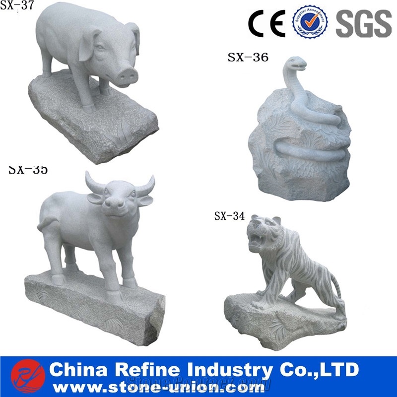 The Chinese Zodiac Carving, China Professional Carving Sculpture