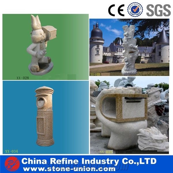 Various Granite Mailbox, Chinese Granite Postbox, Lettter
