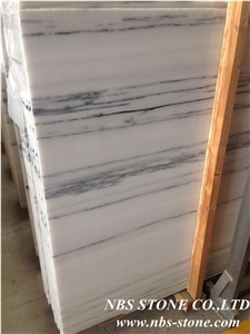 Bianco Lasa Marble Tiles & Slabs, China White Marble Tiles & Slabs