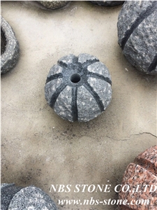 Grey Granite Natural Stone Oil Lanterns, Oil Burners