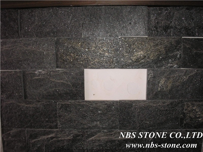 Nbs-Cws-1-Cultured Stone,Black Slate Cultured Stone for Wall Cladding