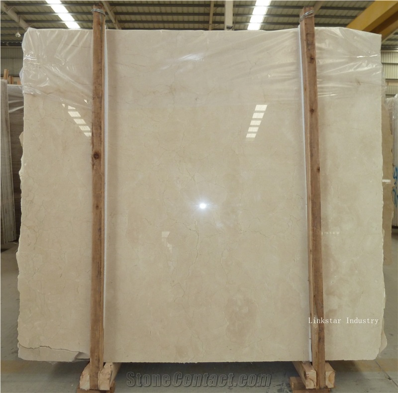 Cheap Crema Marfil Marble Slab Tile