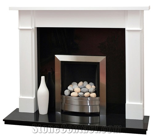 Natural Stone Cheap Marble Fireplace Hearth