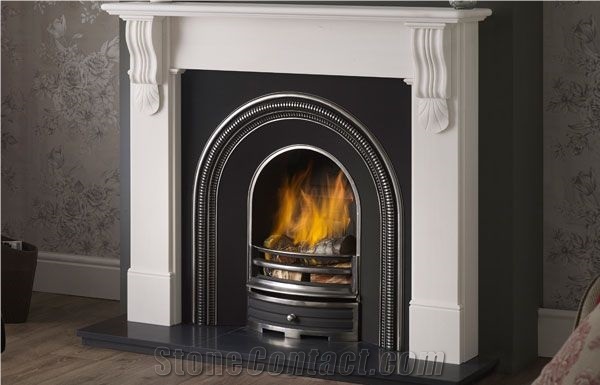 Natural Stone Fireplace Hearth Made by Heands