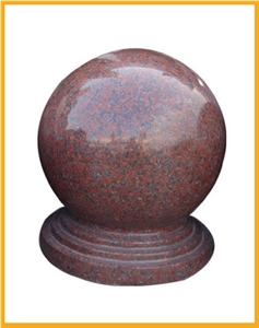 Hot Sale Chinese G603 Granite Polished Car Parking Stop Ball Stone
