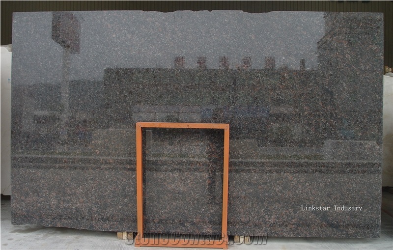 Cheap India Tan Brown Granite Slab & Tile