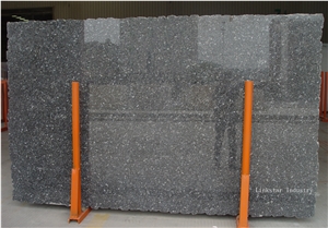 Cheap Silver Pearl Granite Slab Tile, China Grey Granite