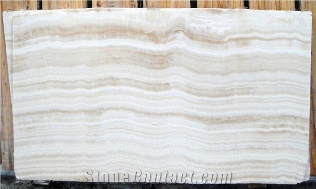 Agate White Onyx Polished Slabs & Tiles, White Onyx Slabs for Wall, Special Pattern Interesting White Onyx