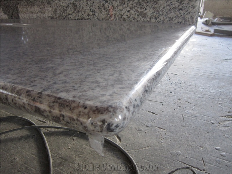 Polished Tiger Skin White Granite Kitchen Countertop
