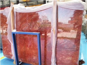Red Diamond Marble Polished Slabs & Tiles, Italy Luxury Red Marble Slabs, Red Marble Flag Slabs