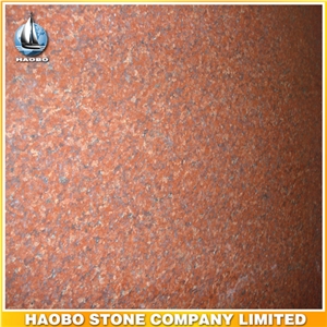 India Red Granite Polished Tiles and Slabs for Sale