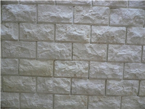 Galala Split Face Wall Tiles， Beige Marble Wall Cladding, Stone Wall Decor Egypt