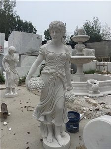 Alabaster Human Sculptures,White Marble Statues,Garden Sculptures,Abstract Art Sculptures.
