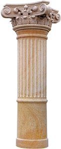 Beige Marble Roman Columns,Pedestal Columns,Architectural Columns.