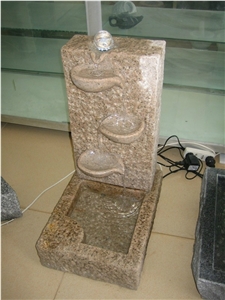China Beige Granite Inner Small Fountain,Inner Water Fountain Decoration