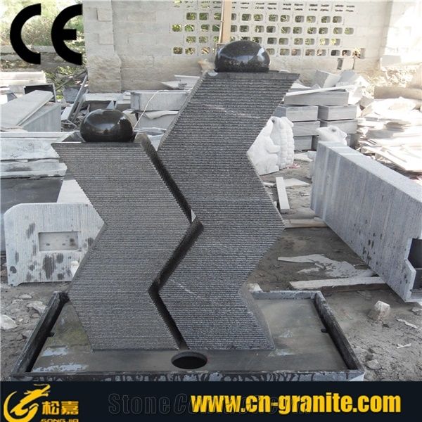 Chinese Grey Granite Water Fountains Lowes Indoor Water Fountains