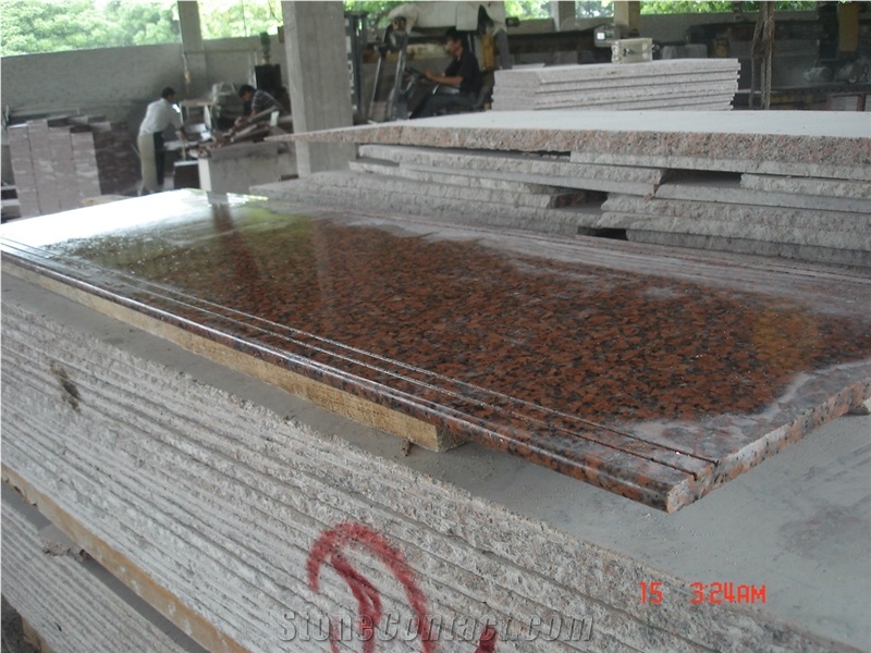 G562 Granite Polished Steps and Stairs,For Stair Paving,Staircase,Stair Treads.