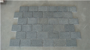 Grey Granite Cube Stone, Cobble Stone for Floor Covering, Paving Sets