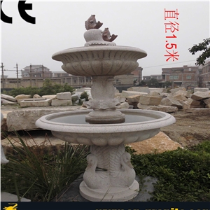 Grey Granite Stone Fountain,Natural Stone Fountain,Antique Stone Fountain,Stone Garden Fountain,Stone Water Fountain,Garden Stone Water Fountain
