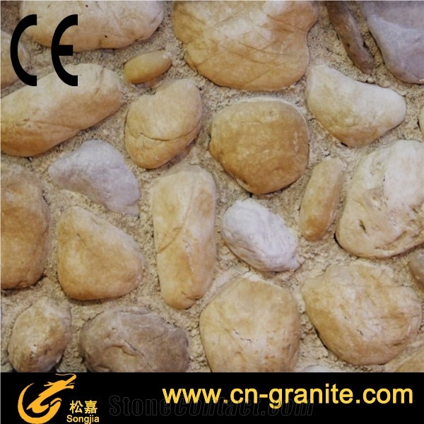 Honed Granite Pebble Pattern,River Stone,Pebble Stone Driveways,Pebble Walkway.