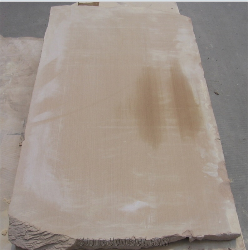 Light Beige Sandstone Slab and Tile,Cut to Size for Floor Covering.
