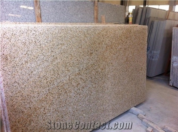 The Lowest Price Of Yellow Granite G682 from China Shandong,Polished Rusty Granite,Cut to Size 3cm Yellow Granite for Floor Covering